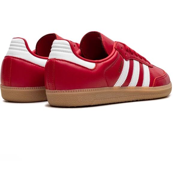 NEW ADIDAS SAMBA OG JR0881 Men\'s 12 Better Scarlet/ GUM Bottoms main image 4
